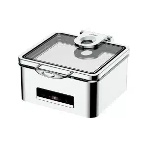 ΠΕΡΙΓΡΑΦΗ ΑΠΟ mpain-mari inox 18/10,gn 2/3,ilektriko dry-heat(den xreiazetai nero)idravliko,vathos 10cm,sunnex