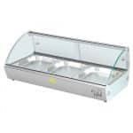 ΠΕΡΙΓΡΑΦΗ ΑΠΟ vitrina thermainomeni epitrapezia 51lt me 3 theseis rtf3-prochef ecoline