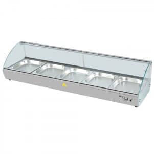 ΠΕΡΙΓΡΑΦΗ ΑΠΟ vitrina thermainomeni epitrapezia 85lt me 5 theseis rtf5-prochef ecoline