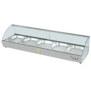 ΠΕΡΙΓΡΑΦΗ ΑΠΟ vitrina thermainomeni epitrapezia 85lt me 5 theseis rtf5-prochef ecoline