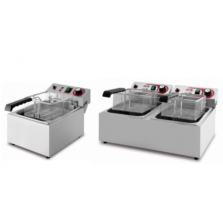 Φριτέζα διπλή ηλεκτρική 10+10Lt - Dynamic EF 102A - Image 3