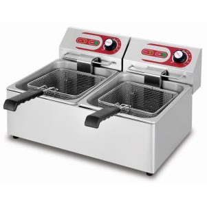 Φριτέζα διπλή ηλεκτρική 8+8Lt - Dynamic EF 8L 2