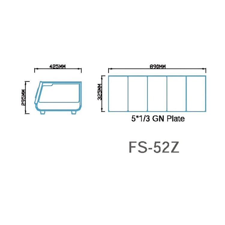 Dynamic FS 52Z Sushi Bar - 5 Θέσεων Ψυχόμενη - Image 3