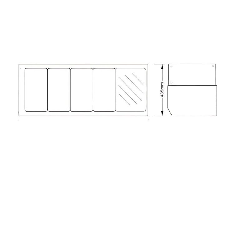 Ψυχόμενη βιτρίνα Dynamic Salad Bar 1130mm - Image 4