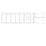 Ψυχόμενη βιτρίνα Dynamic Salad Bar 1305mm - Image 4