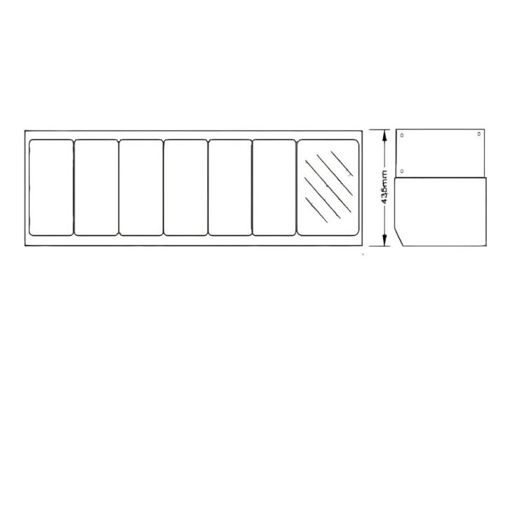 Ψυχόμενη βιτρίνα Dynamic Salad Bar 1480mm - Image 4