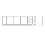 Ψυχόμενη βιτρίνα Dynamic Salad Bar 1655mm - Image 4