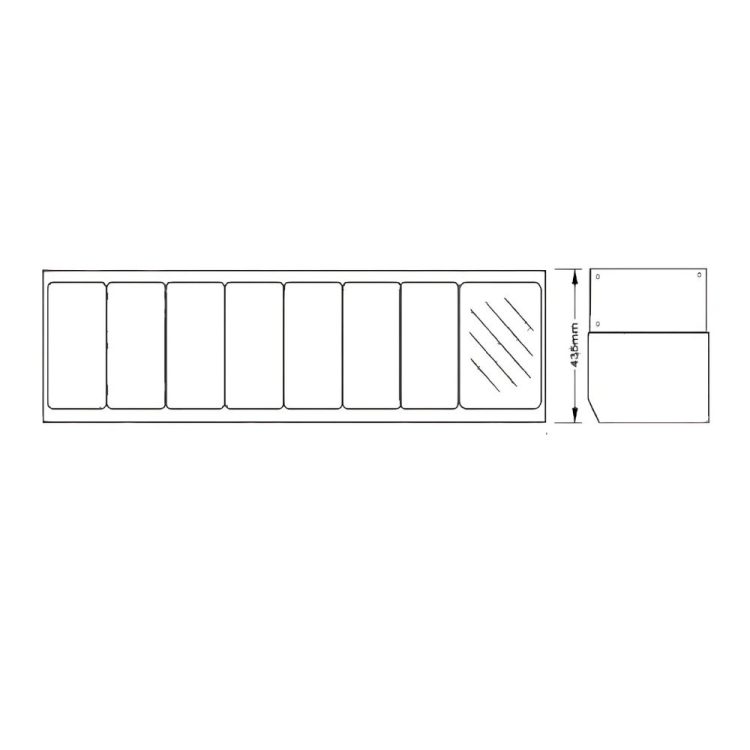 Ψυχόμενη βιτρίνα Dynamic Salad Bar 1655mm - Image 4