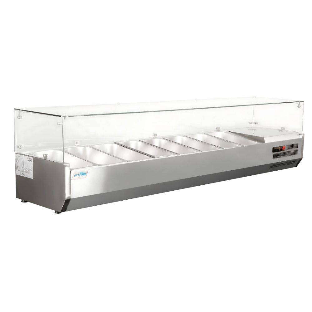 0070297_1000 Ψυχόμενη βιτρίνα Dynamic Salad Bar 8 θέσεων1830mm - Image 1