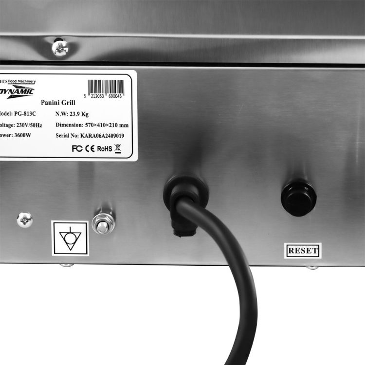 Επαγγελματική τοστιέρα Dynamic PG-813A 500x240mm - Image 9
