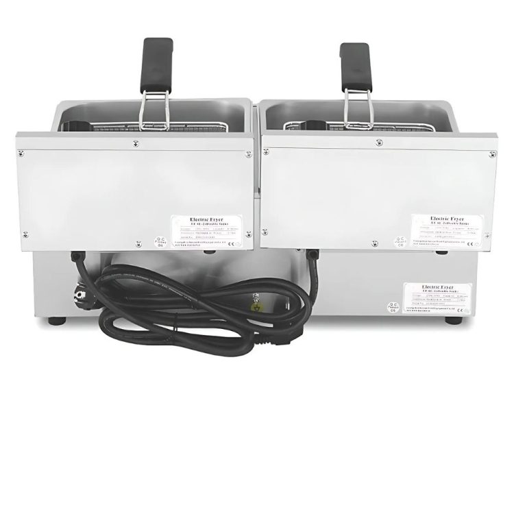 Φριτέζα διπλή ηλεκτρική 11+11Lt - Dynamic EF 11L - Image 4