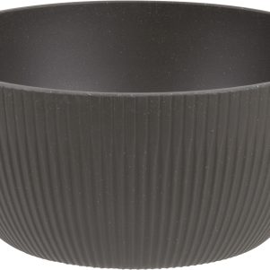 Μπωλ Μελαμίνης Φ23x10,5cm 1040ml Σειρά Trace Black-GTSA Σετ 6 τεμαχίων