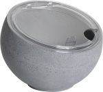 Μπωλ Μελαμίνης Φ20x14,6cm 1600ml Σειρά ORB Gray-GTSA Σετ 4 τεμαχίων