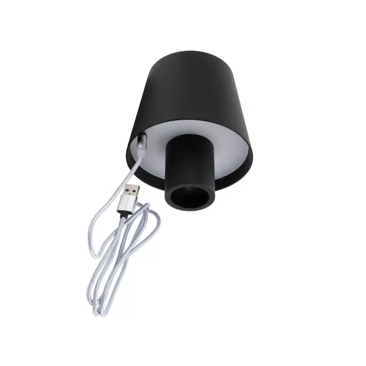 Φωτιστικό LED, προσαρμόζεται σε μπουκάλια, επαναφορτιζόμενο, Μαύρο, PARIS, SECURIT - Image 3