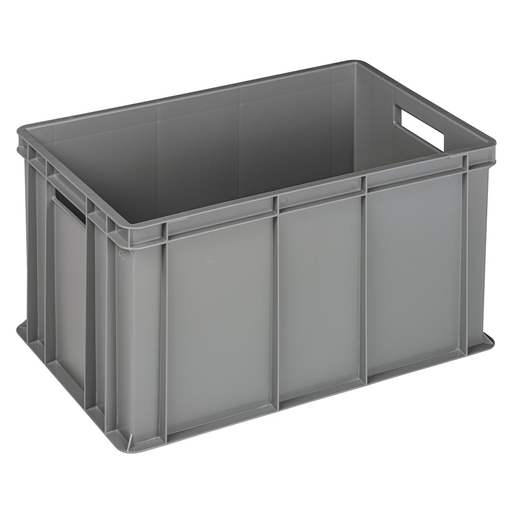 57647 ΠΕΡΙΓΡΑΦΗ ΑΠΟ kivotio apothikeusis gkri,recycled pp,antoxi eos 25kg,oxi katallilo gia epafi me trofima,stoivazomeno,60x40x32cm,italias