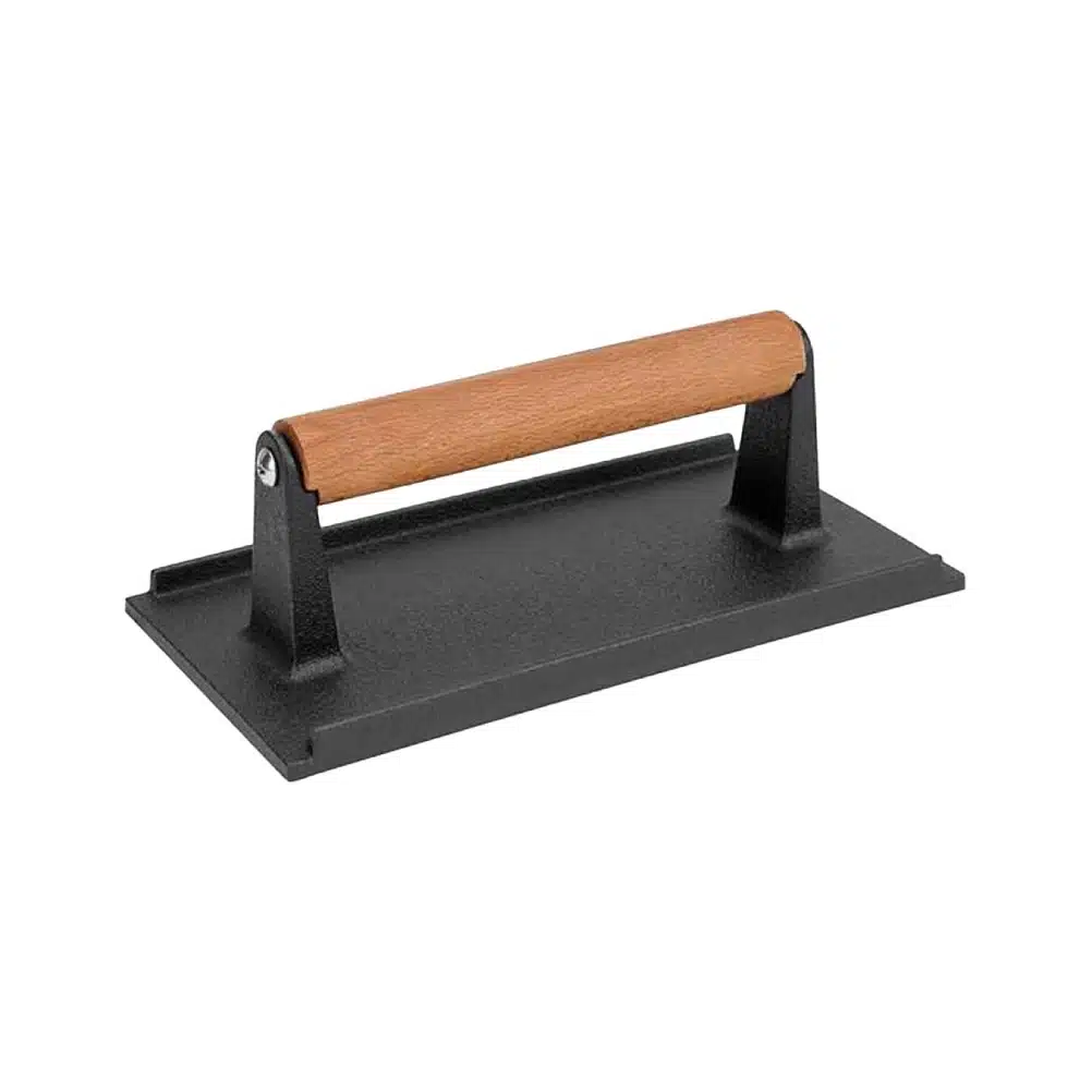 59897 ΠΕΡΙΓΡΑΦΗ ΑΠΟ varidi psisimatos metalliko me xilini lavi,1.0kg,20.7x10.7x7cm