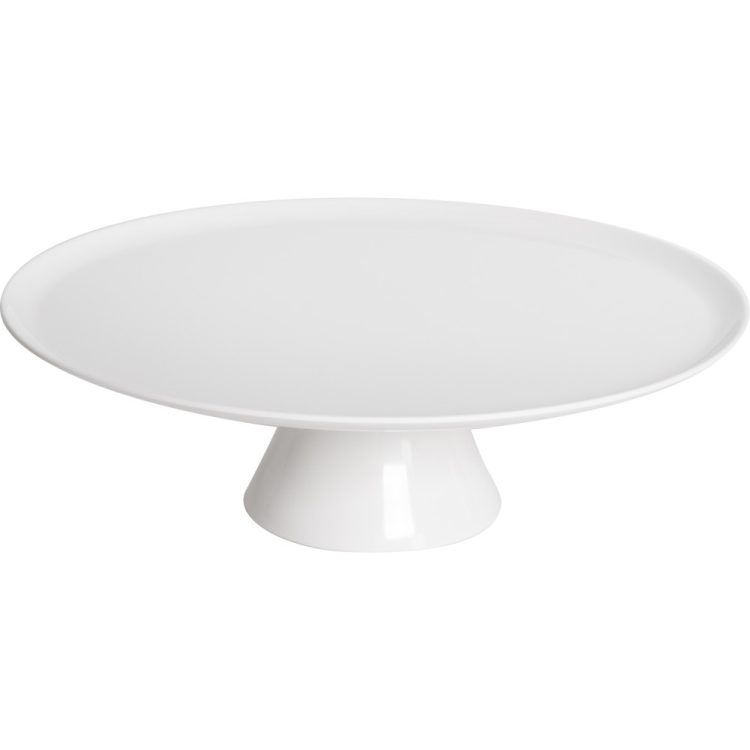 Δίσκος παρουσίασης Μελαμίνης Φ30x2,1cm Σειρά White-GTSA Σετ 6 τεμαχίων - Image 2