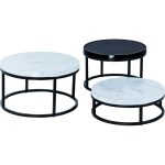 ΒΑΣΗ ΣΤΡΟΓΓΥΛΗ BLACK Ø32Χ8 CM IRON ΜΑΥΡΗ