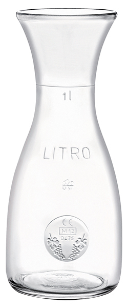 10-184179 Καράφα 1lt Misura 26.2cm Bormioli Rocco Σετ 12 τεμαχίων - Image 1