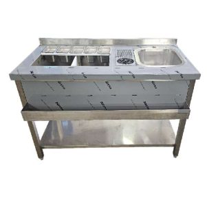 ΠΕΡΙΓΡΑΦΗ ΑΠΟ bar station me gourna kai rinser 120x60x85cm-prochef ecoline