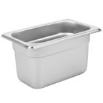 Λεκάνη GN 1/9(17,3x10,8cm) Βάθος 10cm inox 18/8-GTSA