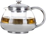 Γυάλινη Τσαγιέρα Inox 500ml