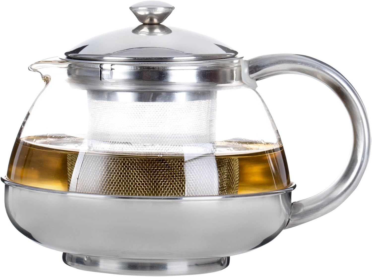 23-1172 Γυάλινη Τσαγιέρα Inox 500ml - Image 1