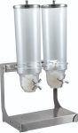 Διανεμητής δημητριακών διπλός Inox/PC 2x3,5Lt