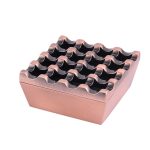 Σταχτοδοχείο αντιανεμικό Zinc Antique Bronze 9x9x4cm Βαρέως τύπου-GTSA