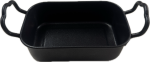 Σαγάνι σερβιρίσματος inox με χερούλια μαύρο Matt satin Φ15x9x5cm-GTSA