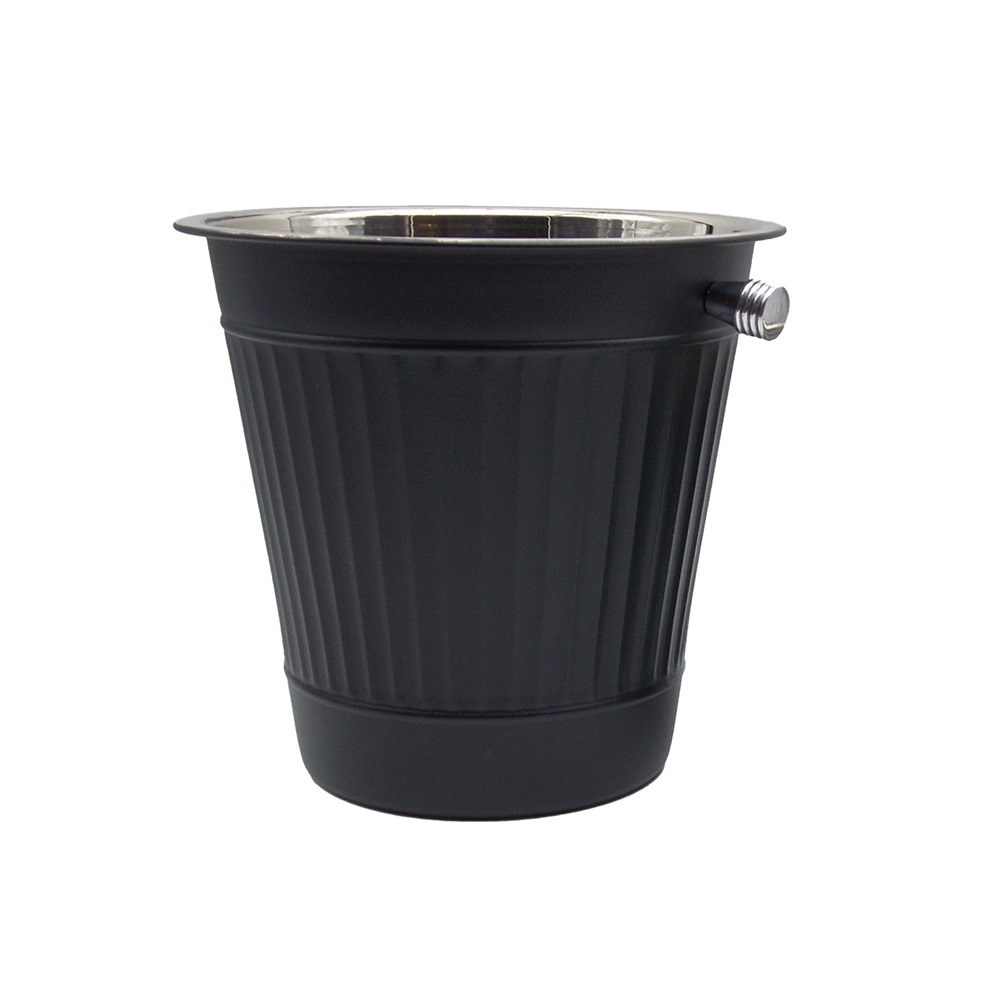 60112 ΠΕΡΙΓΡΑΦΗ ΑΠΟ sampaniera inox mavri,f21.5xy21cm,seira vertical lines,the bars