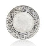 Πιάτο ρηχό πορσελάνης Σειρά Rug Φ27cm-BYBONE Σετ 12 τεμαχίων