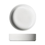 Σαλατιέρα επίπεδη πορσελάνης Σειρά Elegance Φ21/5cm-Prestige Σετ 2 τεμαχίων