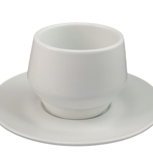 ΠΕΡΙΓΡΑΦΗ ΑΠΟ flitzani porselanis stoivazomeno cappuccino lefko mat seira lunik 210ml-prestige