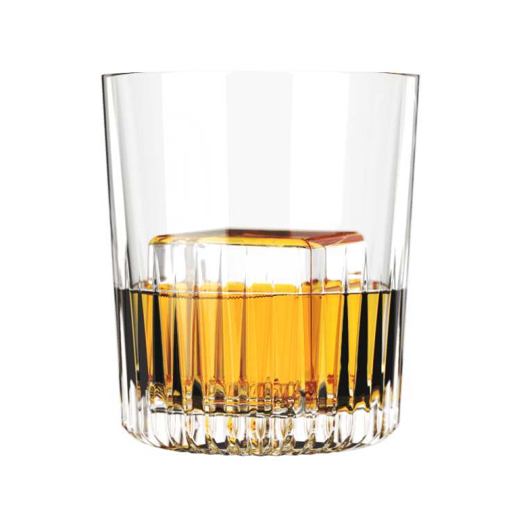 Ποτήρι κρυστάλλινο Double Rock 35cl Σειρά Pavillion Cleam Φ8,5/9,9cm-Lucaris Σετ 6 τεμαχίων - Image 2
