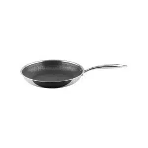 ΠΕΡΙΓΡΑΦΗ ΑΠΟ tigani antikollitiko induction,f28xy4.7cm,3 stroseon(inox-al-inox),exairetika anthektiko,seira phaistos,pal