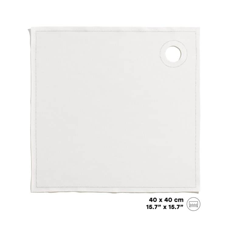 Πετσέτα Μπουκαλιών Λευκή ρολό 40x40cm Rolldrap - Σετ 12 τεμαχίων - Image 3