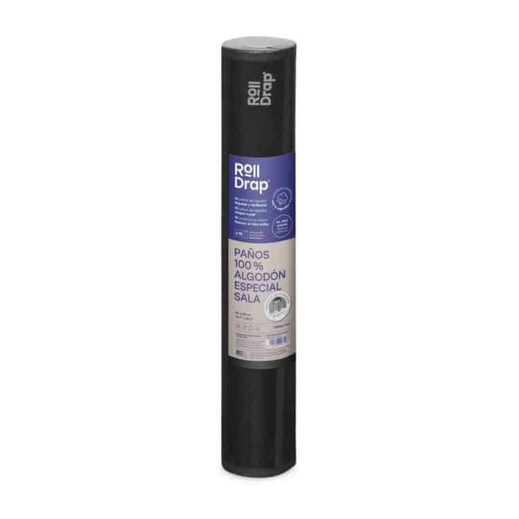 Ποτηρόπανο μαύρο ρολό 40x64cm Rolldrap - Σετ 10 τεμαχίων - Image 2