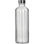 ΠΕΡΙΓΡΑΦΗ ΑΠΟ gialino mpoukali 1000ml sxedio me kathetes grammes,me inox kapaki,wate rvertis,f8.5x26.5cm,uniglass