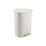 plastikos-kados-me-pedal-8lt-krem