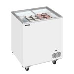 Καταψύκτης Tefcold με ίσια συρόμενα κρύσταλλα 720x630x892mm